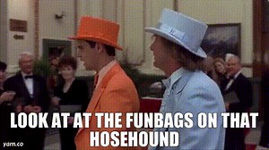 Look at at the funbags on that hosehound