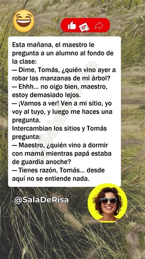 🍎 El maestro se arrepiente #chistes #bromas #comedia #risas #divertido #humor #españa