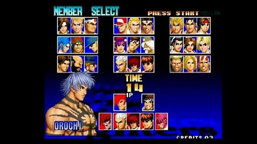 拳皇97：隐藏人物大蛇调法，原来大蛇也能调？