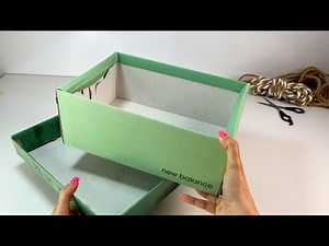 Don't Throw Away Shoe Boxes!! See WHAT You Can Make Them!! Recycling ideas😍