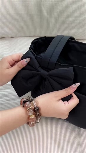 Customizable Hobo Bag with Removable Bow Charm