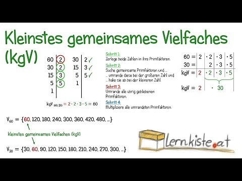 Kleinstes gemeinsames Vielfaches - kgV