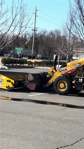 School Bus And Construction Truck And Distant Motorcycles 3/10/26