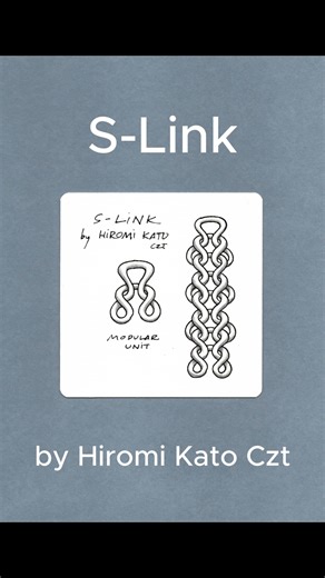 Tomàs Padrós on Instagram: "S-Link is a magnificent chain tangle created by @hiromi.k.2525. You can find her deconstruction at tanglepatterns.com. S-Link és una magnífica cadena de tancament creada per @hiromi.k.2525. Podeu trobar la seva deconstrucció a tanglepatterns.com. S-Link es un magnífico enredo de cadenas creado por @hiromi.k.2525. Puedes encontrar su deconstrucción en tanglepatterns.com. #czt #zenart #tangles #howtodraw #zentangle #zentangleart 🎵 Music: “Working Process” – Artur Aravi