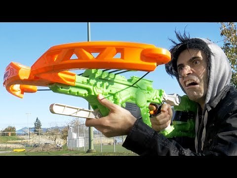 NERF Bow Trick Shots