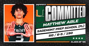Four-star guard Matthew Able commits to Miami