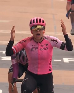 21K views · 509 reactions | Queen of Roubaix 欄 Dancing queen EF Pro Cycling have confirmed that Paris-Roubaix Femmes winner Alison Jackson will join their new women’s team – EF Education-Cannondale – in 2024 朗✍️ | Velon CC | Facebook