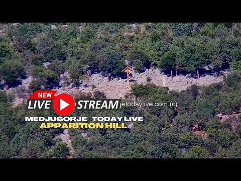Medjugorje LIVE Stream 24/7 CAM - Apparition Hill FullHD