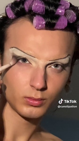 Cuntified Frank n Furter Makeup Transformation