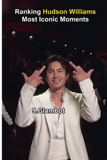 Ranking Huson Williams most iconic moments. #glambot #hudsonwilliams #heatedrivalry #iconic #celebrity