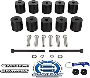 Supreme Suspensions - 2" Body Lift Kit for 1989-1998 Geo Tracker and Suzuki Sidekick High-Density Delrin Body Spacers
