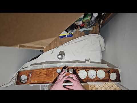 Classic Mini Dashboard Epoxy Renovation 