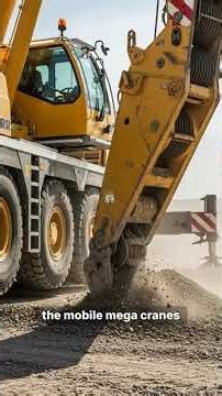 Stronger Than a 747: How Mega Cranes Lift The Impossible #turbochargedengine #enginefacts