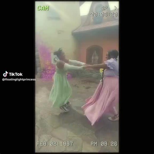 Tiana Cosplay with My Twin