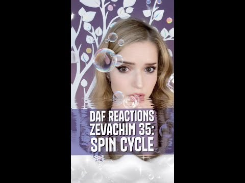 Daf Reactions Zevachim 35: Spin Cycle