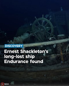 Antarctic explorer Ernest Shackleton's ship Endurance has been found after more than a century underwater. Link: 👉 https://bit.ly/3CvJrE3 Shackleton's 1914-16 attempt to become the first person to cross Antarctica via the South Pole failed, the vessel crushed by the Antarctica ice. Nothing will be touched on the wreck, nothing retrieved. | 1News