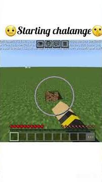 starting of block break chalang #minecraft