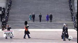 Pass in Review military tradition for President Biden