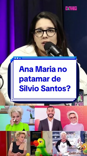 Ana Maria Braga já está no patamar de Silvio Santos, Hebe e Xuxa? 👑 #anamariabraga #maisvocê #maisvoce #televisão