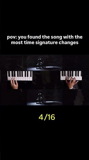 you found the song with the most time signature changes #oddtimesignatures #musictheory #jazz