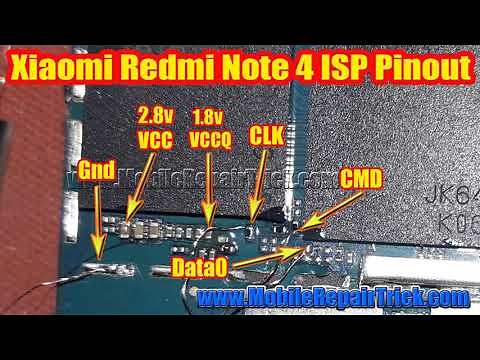 Redmi Note 4 Isp Pinout | Xiaomi 2016100 Isp Pinout | Xiaomi Note 4 Isp Pinout |Mi Note 4 Isp Pinout