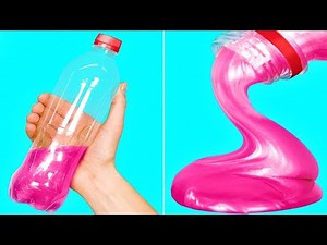 SCHLEIM in einer FLASCHE in 30 SEKUNDEN!!!EINFACH Slime selber machen! Deutsch