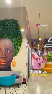 TaskUs Colombia on Instagram: "Step into The Garden at TaskUs Cali: -Modern and collaborative workspaces ‍ -Game zones featuring billiards, PlayStation, and more  -Amazing panoramic city views  -A vibrant atmosphere that inspires creativity and well-being律 More than just a place to work—it’s a vibe! #TaskUsCali #TheGarden #WorkWithStyle #CaliVibes"