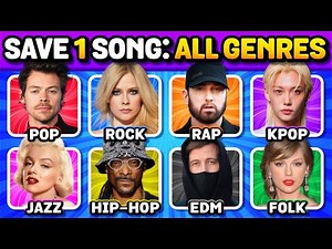 20 GENRES BATTLE 🤩 Save One Song 🔥 Epic Battle, Different Genres | Music Quiz