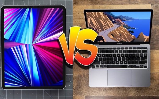【苹果测评】M1 iPad Pro VS M1 MacBook Air 对比！为什么要多花一倍的钱？