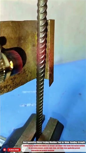 Best Innovative Metal Forging Machine Tool for Rebar Bending Strength #innovative #tool#shorts