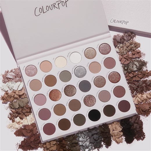 ColourPop Cosmetics on Instagram: "Your new fave palette, now 50% off. 😉🤩 Shop ALL our 30-pan mega palettes, like Stone Cold Fox, half off on colourpop.com. 🛍️ @nessasunshine wears Stone Cold Fox! Pair it with our Smoke N' Roses Brush Roll at 30% off + $9 9-pan palettes on our website. 💖"