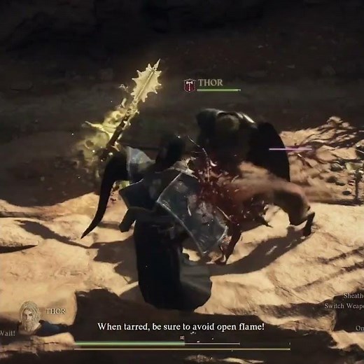 This is actually ridiculous in Dragons Dogma 2
