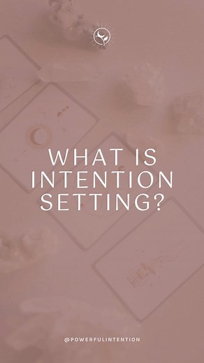 Let’s sit down and talking intention setting, what it means, and how it differs from goal setting 🧘 | Powerful Intention