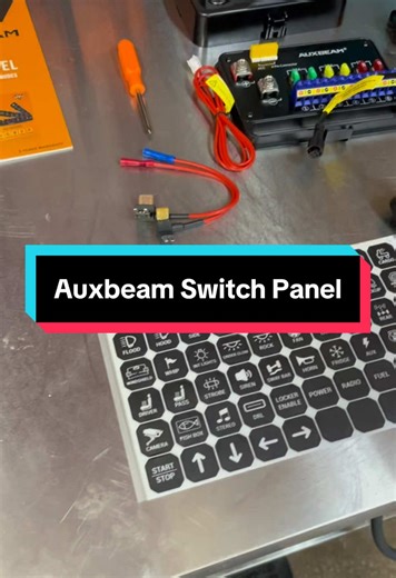 Auxbeam AS Series 6 Gang RGB OffRoad Switch Panel - Waterproof and ATV Friendly