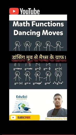 Maths Functions graph with dancing moves 🤟 #shorts