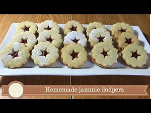 Jam biscuits : Jam Cookies : Raspberry jam cookies : How to make biscuits at home
