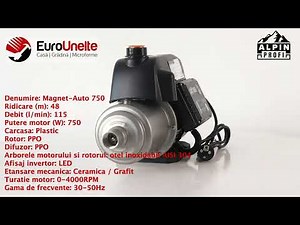 POMPA PENTRU RIDICAREA PRESIUNII IBO DAMBAT MAGNET 750 AUTO, 1500W, 115L/MIN, 1 INCH