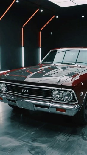 1966 Chevy Chevelle SS 396 — The Muscle Car That Started It All!🔥🇺🇸 #musclecar #classiccars #asmr