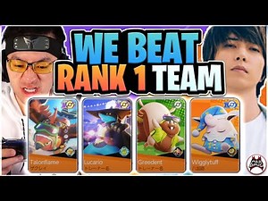 INSANE Game Against World Rank 1 Team in Pokemon UNITE