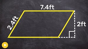 Learn to find the area of a parallelogram