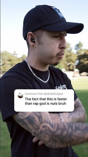 Is this faster than Eminems Rap God 🤯?!