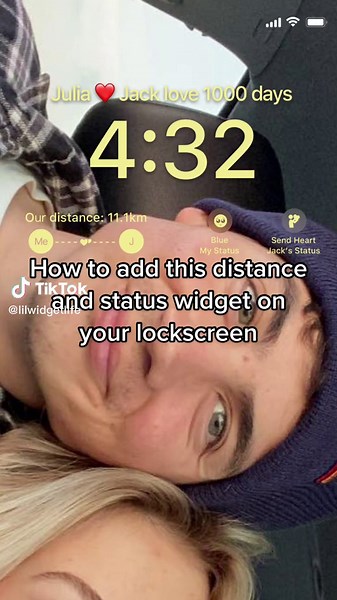 How to Add Distance and Status Widget on Lockscreen