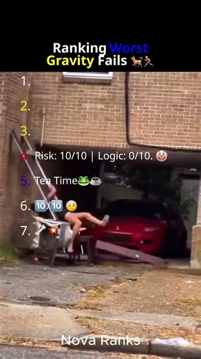 Ranking Worst Gravity Fails