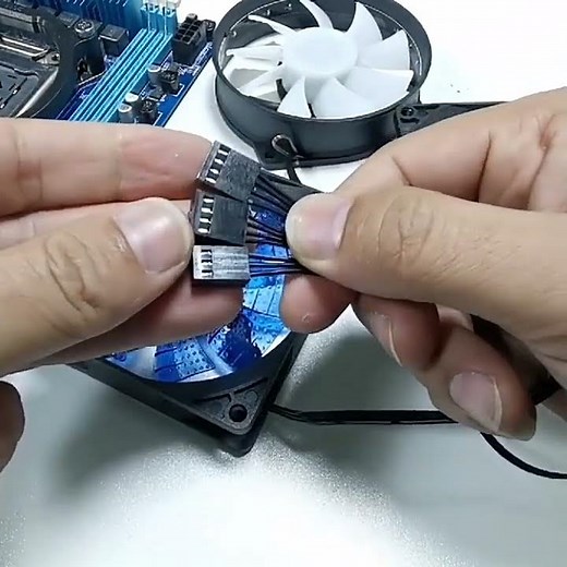 Fan splitter 4pin pwm cara install