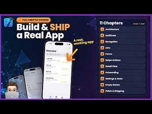 SwiftUI Full Course 2026 — Build & Ship a Real iOS App (iOS 26)