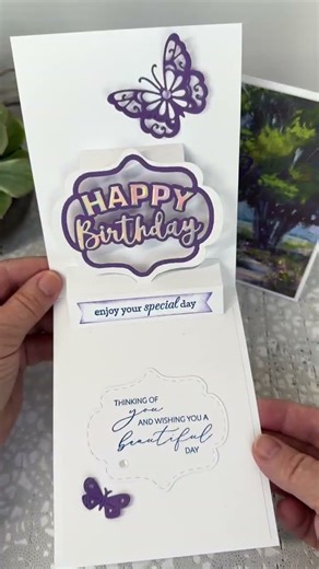 Butterfly Pop-Up Birthday Card Duo