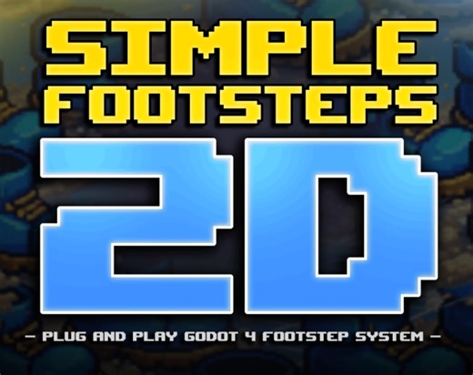 Simple Footsteps 2D [Godot] by Sample Kingdom