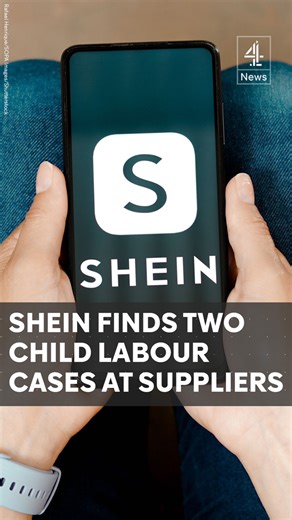 The fast fashion retailer Shein says it found two cases of child labour at its suppliers last year. #Shein #Childlabour #Fastfashion #Channel4News #C4News | Channel 4 News