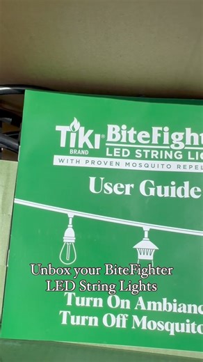 Create Your Own Charm: DIY Guide to Hanging Bitefighter String Lights in Planters! ☀️🌿 #DIY #stringlights #flowers #repellency #lights | TIKI Brand Products