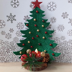 Easy cute chrismas tree for candle light | Hobby Time